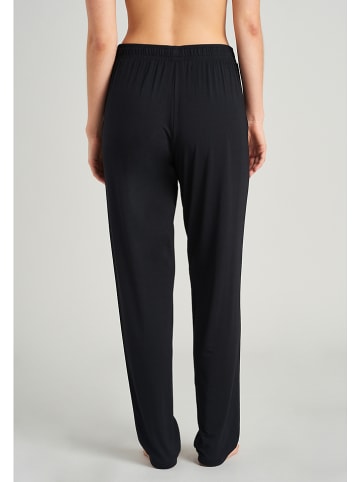 Schiesser Spodnie piżamowe w kolorze czarnym