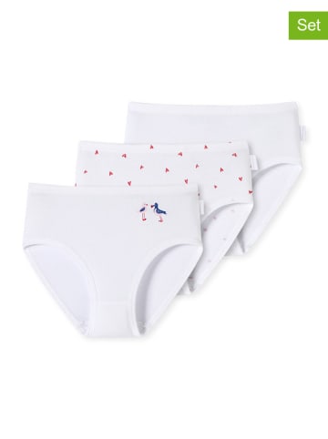 Schiesser 3-delige set: hoge slips wit