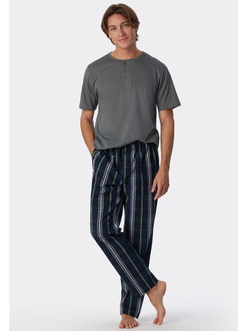 Schiesser Pyjama-Hose in Dunkelblau