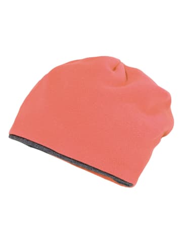 MaxiMo Omkeerbare beanie oranje/grijs