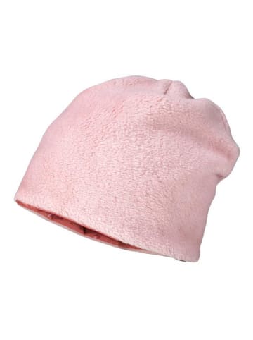 MaxiMo Dwustronna czapka beanie w kolorze jasnoróżowo-pomarańczowym