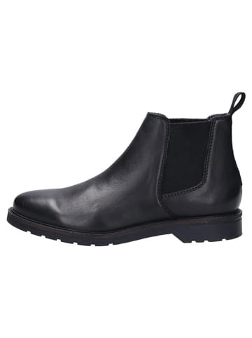 Bugatti Leren chelseaboots zwart