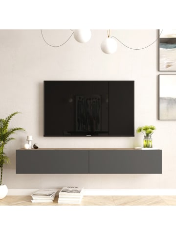 Evila TV-meubel lichtbruin - (B)180 x (H)29,6 x (D)31,6 cm