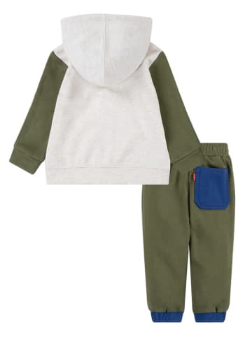 Levi's Kids 2tlg. Outfit in Khaki/ Weiß