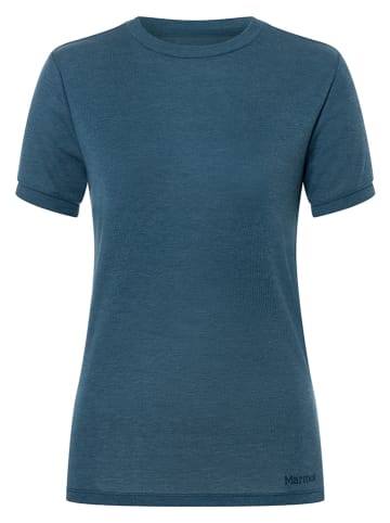 Marmot Koszulka funkcyjna "Switchback" kolorze granatowym