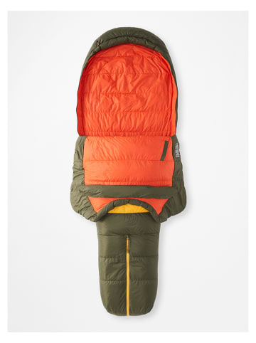 Marmot Puchowy śpiwór "Never Winter" w kolorze khaki - dł. 198 cm