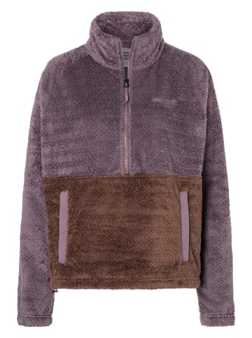 Marmot Fleecepullover "Homestead" in Lila/ Braun