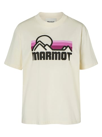 Marmot Koszulka "Coastal" w kolorze kremowym