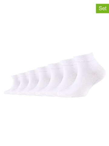 camano 7er-Set: Socken in Weiß