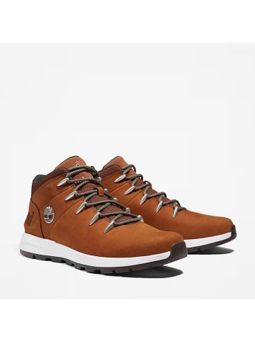 Timberland Leder-Sneakers "Sprint Trekker Mid" in Braun