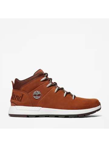 Timberland Leder-Sneakers "Sprint Trekker Mid" in Braun