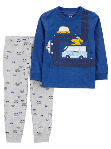 carter's 2tlg. Outfit in Grau/ Blau