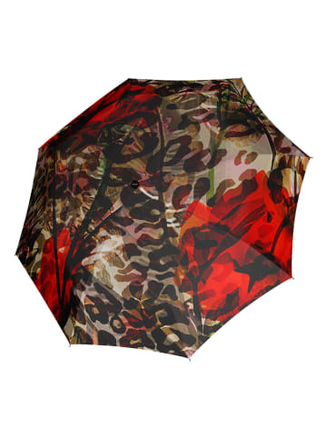 Doppler Paraplu bruin/rood