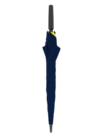 Doppler Paraplu donkerblauw/geel