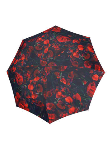 Knirps Parasol w kolorze czarno-czerwonym