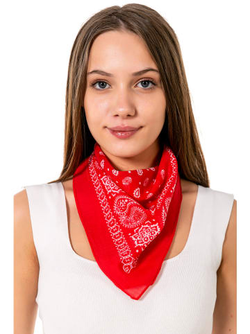 Madame Vogue Sjaal rood - (L)50 x (B)50 cm
