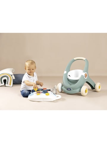 Smoby 3-in-1 loopleerwagen lichtblauw - vanaf 12 maanden