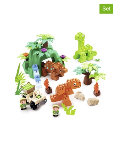 écoiffier 87-delige bouwstenenspeelset "Dinoland" groen - vanaf 18 maanden