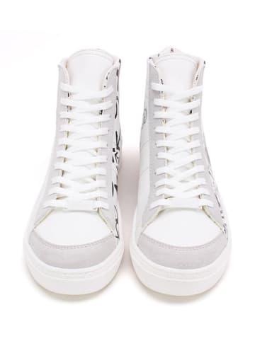 Goby Sneakers wit/zwart/grijs