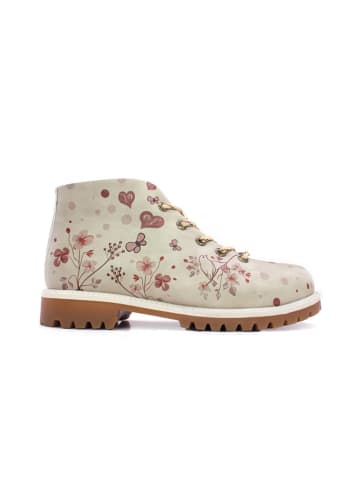 Goby Ankle-Boots in Bunt/ Beige