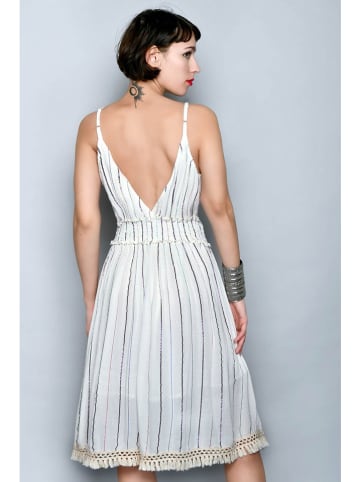 Tarifa Kleid in Bunt/ Creme