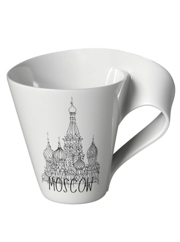 Villeroy & Boch Kubek "Modern Cities - Moscow" w kolorze białym do kawy - 300 ml