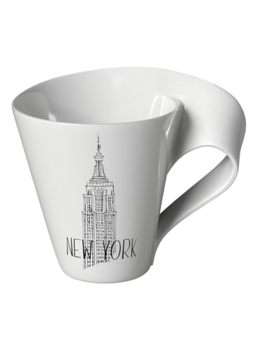 Villeroy & Boch Kubek "Modern Cities - New York" w kolorze białym do kawy - 300 ml