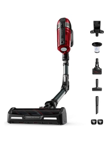 Rowenta Accustofzuiger "X-Force Flex 12.60 Animal" rood/zilverkleurig