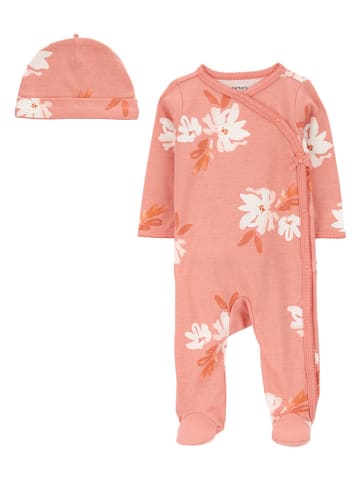 carter's 2-delige outfit abrikooskleurig