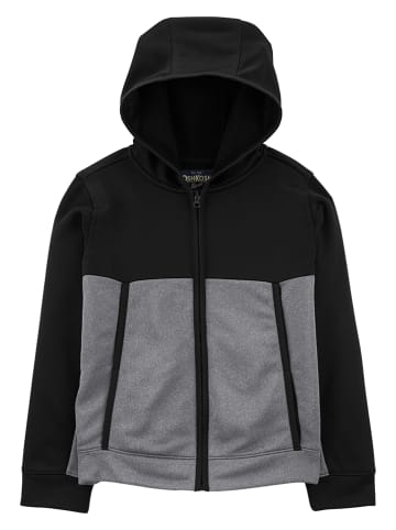 OshKosh Sweatjacke in Grau/ Schwarz