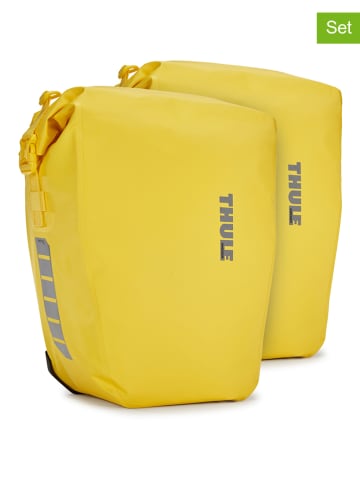 Thule 2er-Set: Fahrradtaschen in Gelb - (B)46 x (H)41 x (T)13 cm - 25 l