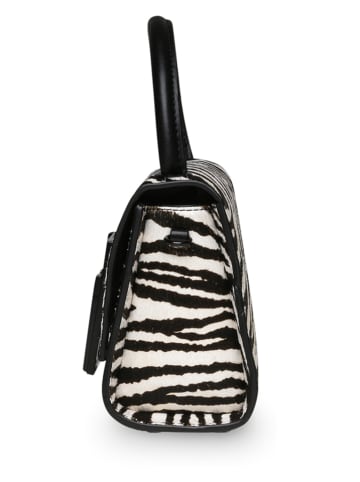Steve Madden Torebka "Bemblem" w kolorze czarno-białym - 19 x 14 x 19 cm