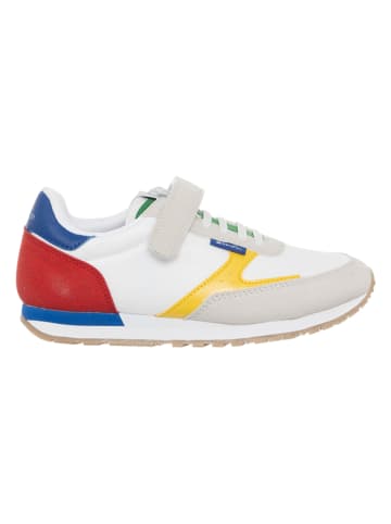 Benetton Sneakers in Weiß/ Bunt