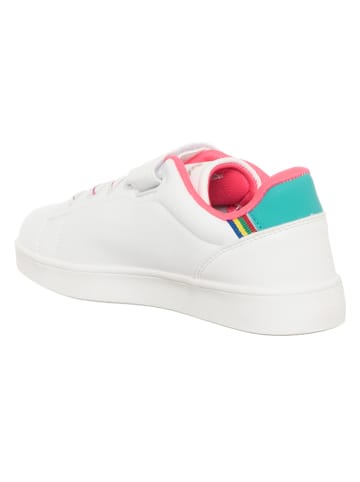 Benetton Sneakers in Weiß/ Pink