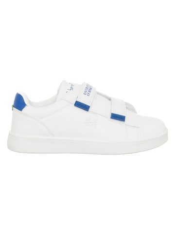 Benetton Sneakers wit/blauw