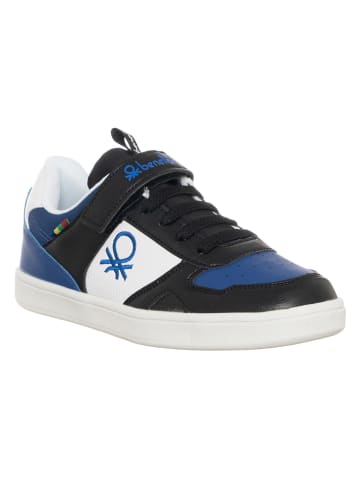 Benetton Sneakers in Schwarz/ Blau/ Weiß