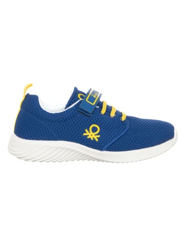 Benetton Sneakers in Blau/ Gelb