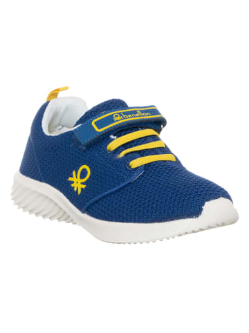 Benetton Sneakers in Blau/ Gelb