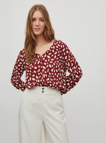 Vila Blouse rood/wit