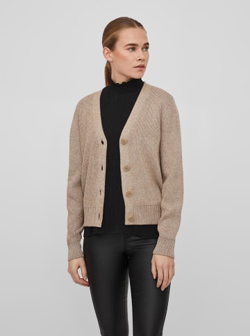 Vila Cardigan in Taupe