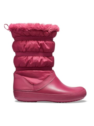 Crocs Kozaki zimowe w kolorze czerwonym
