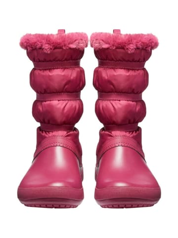 Crocs Kozaki zimowe w kolorze czerwonym