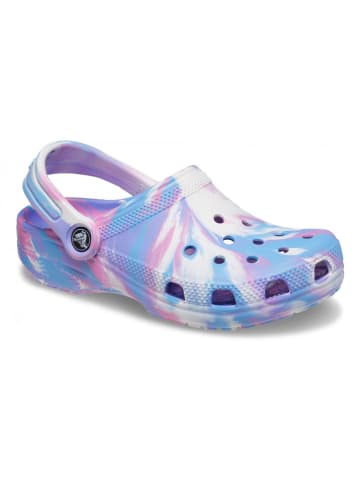 Crocs Chodaki "Marbled" w kolorze jasnoróżowo-fioletowym