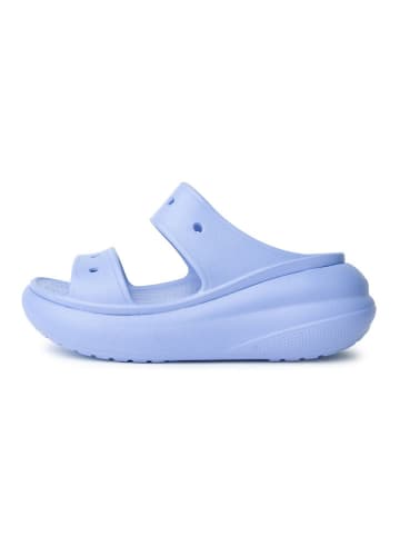 Crocs Klapki "Classic Crush" w kolorze niebieskim
