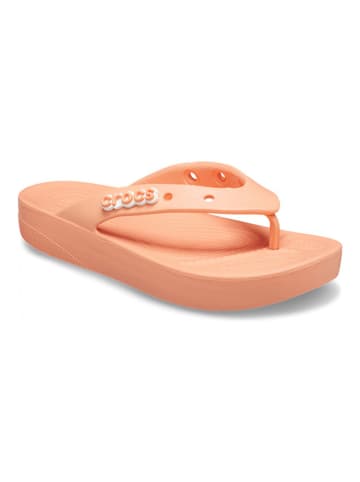 Crocs Teenslippers "Classic Platform" oranje