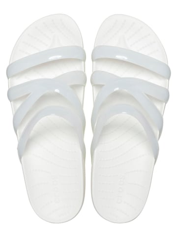 Crocs Klapki "Splash" w kolorze białym