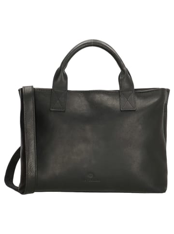 micmacbags Leren handtas zwart - (B)35 x (H)24,5 x (D)13 cm