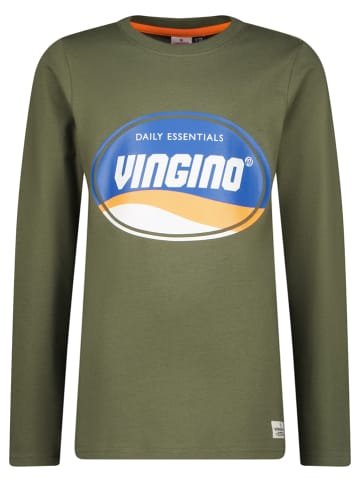 Vingino Koszulka "Vior" w kolorze khaki
