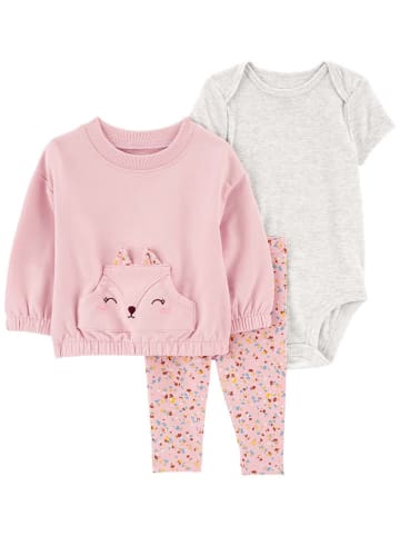 carter's 3tlg. Outfit in Rosa