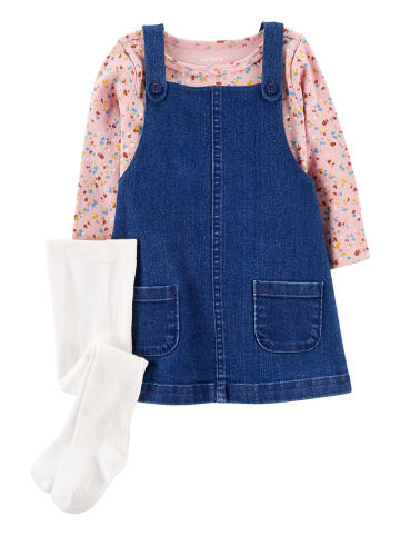 carter's 3tlg. Outfit in Blau/ Bunt